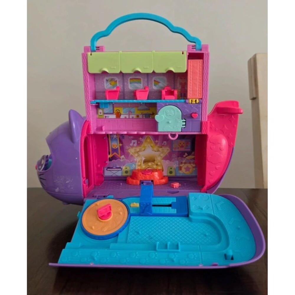Polly Pocket Kitty Airways HWP19 Cat Airplane Playset 2023 Mattel
